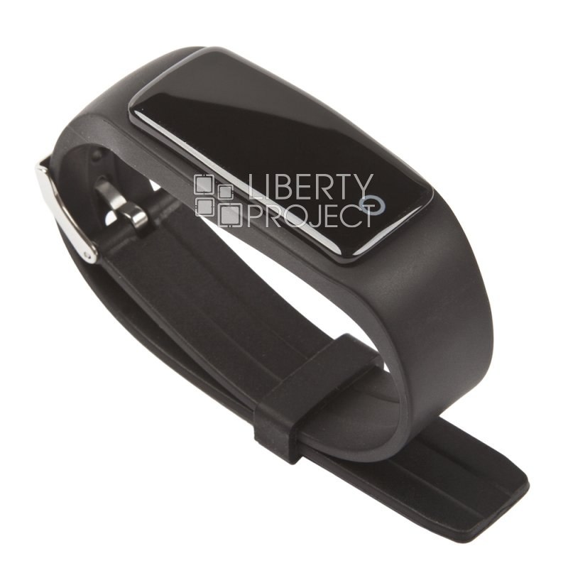 Фитнес трекер Smart Wristband шаги/расстояние/калории/пульс/сон резиновый браслет (черный)