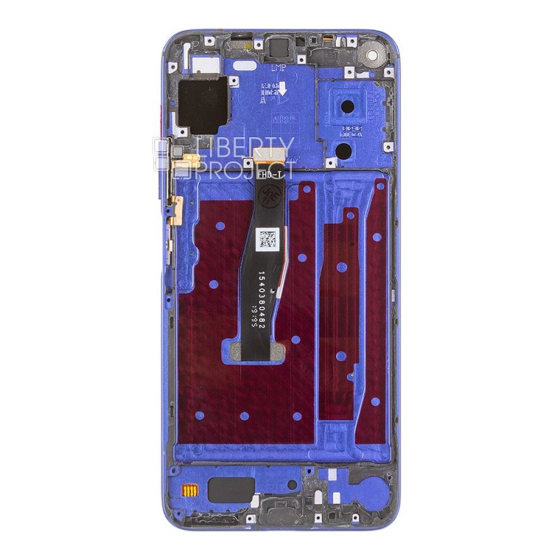 LCD дисплей для Huawei Honor 20/Nova 5T (YAL-L21) с тачскрином в рамке (синий) OR LCD — фото 3