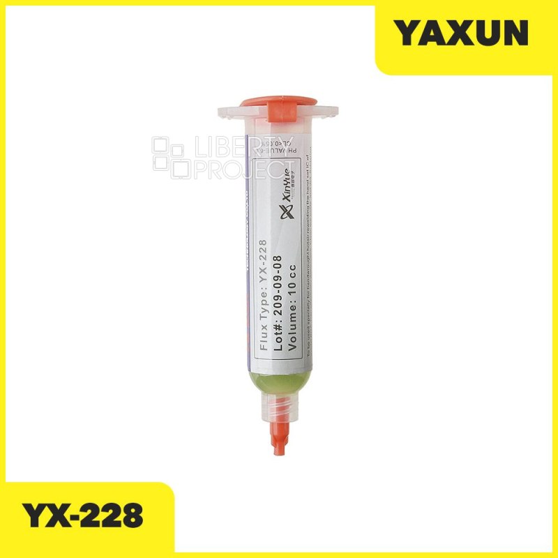 Флюс в шприце YAXUN YX-228 зеленый (10г)