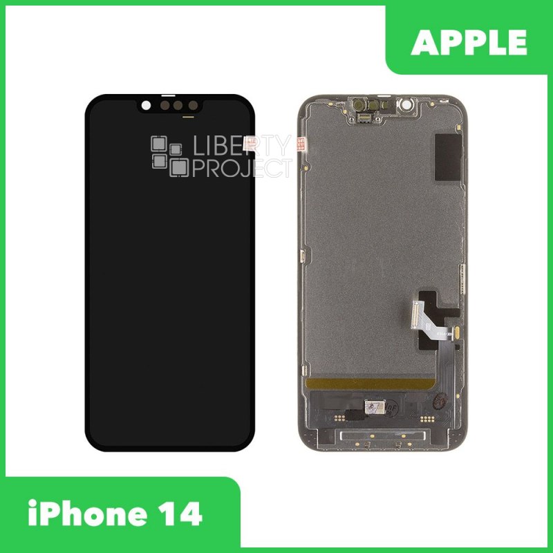 LCD дисплей для Apple iPhone 14 (черный) матрица DD SOFT OLED (привязка без пайки) — фото 2