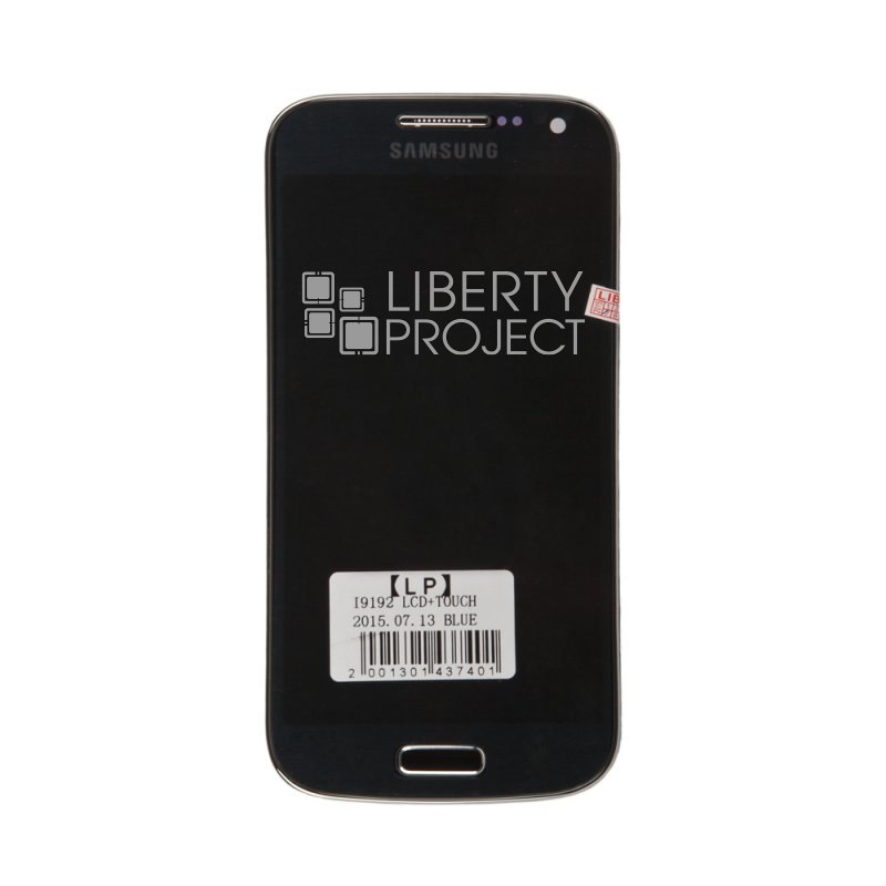 LCD дисплей для Samsung Galaxy S4 mini GT-I9192/i9190/i9195 с тачскрином (синий)