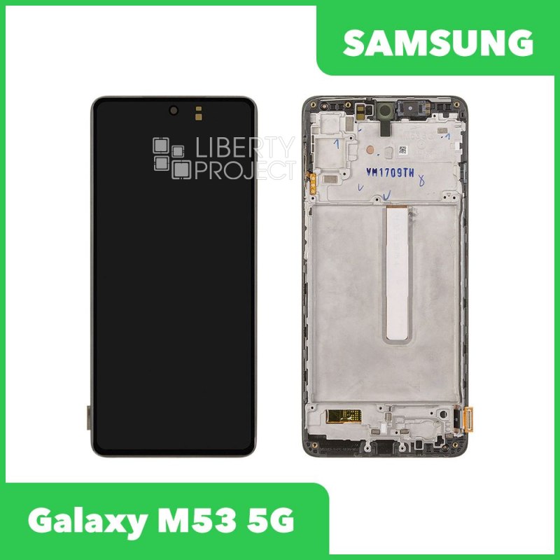 LCD дисплей для Samsung Galaxy M53 5G SM-M536B в рамке (черный) 100% OR SP — купить оптом в интернет-магазине Либерти