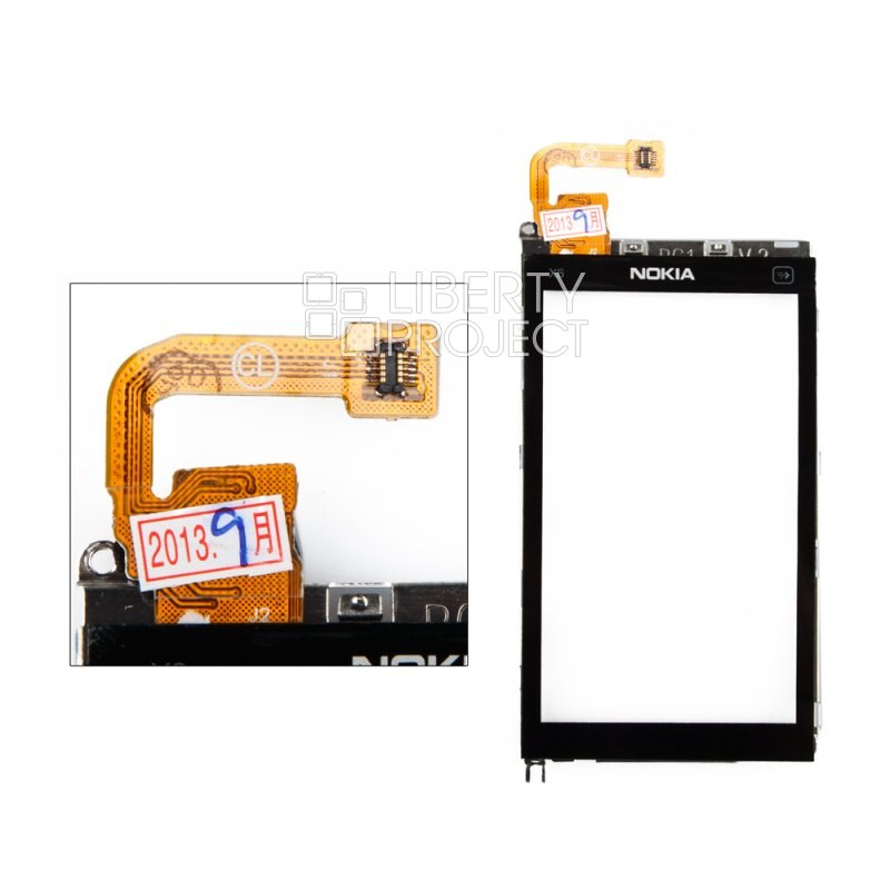 Тачскрин для Nokia X6 с рамкой крепления