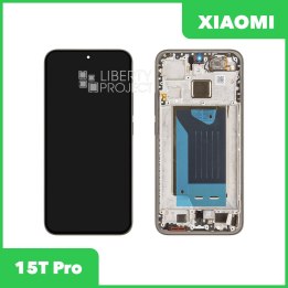 LCD дисплей для Xiaomi 15T Pro с тачскрином (черный) 100% OR SP
