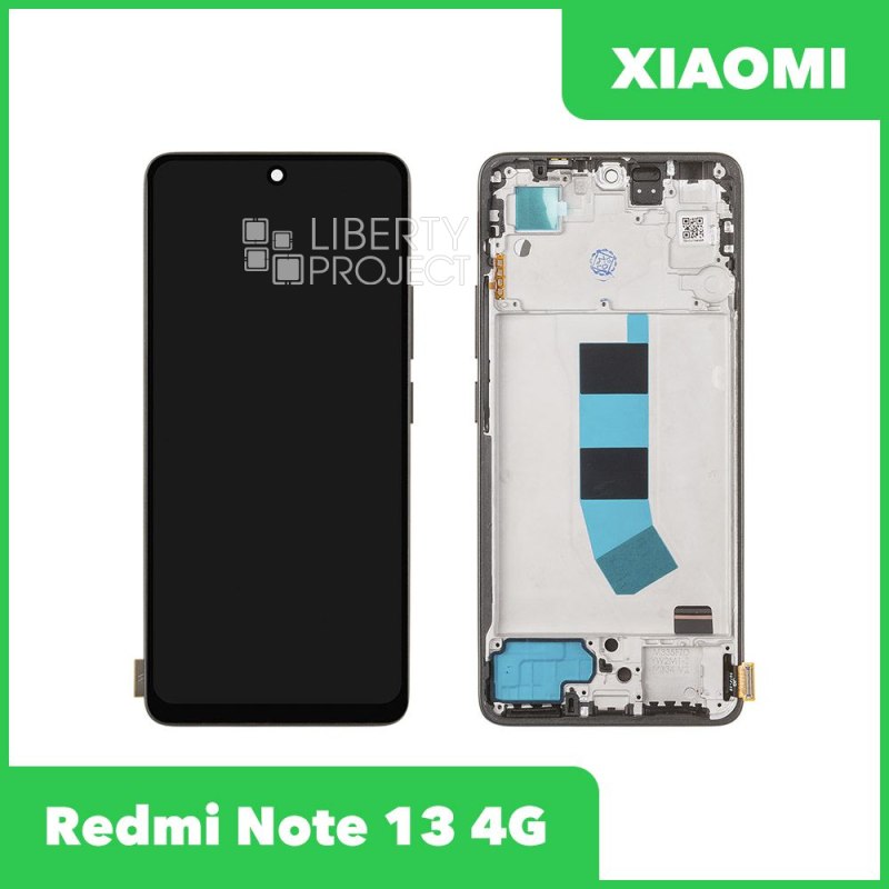 LCD дисплей для Xiaomi Redmi Note 13 4G (23129RAA4G/23124RA7EO) с тачскрином в рамке Incell (черный) — фото 2