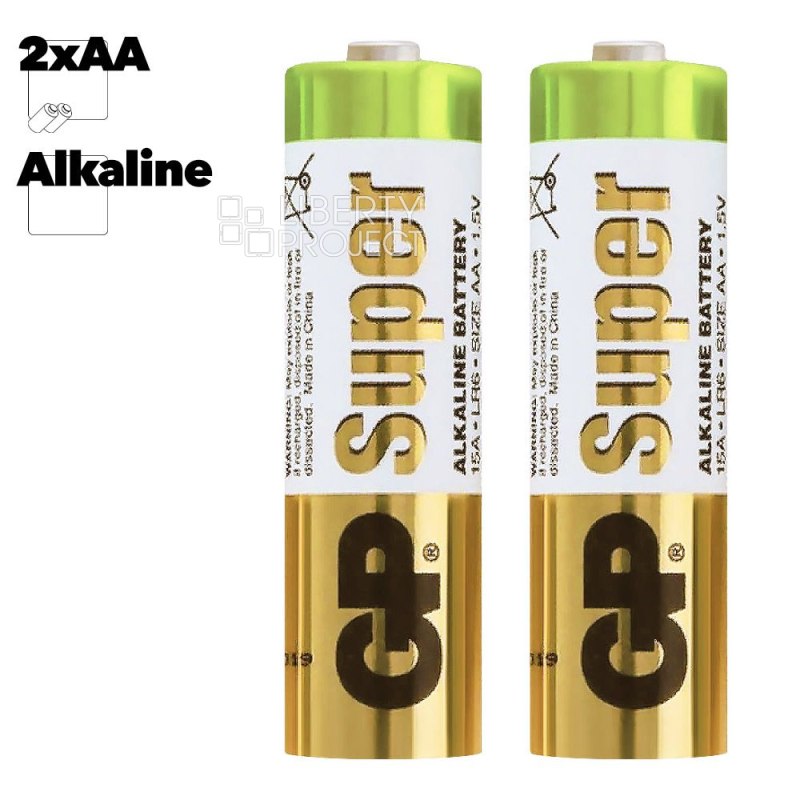 Батарейка GP Super LR6 AA BL2 Alkaline 1.5V (2 шт)