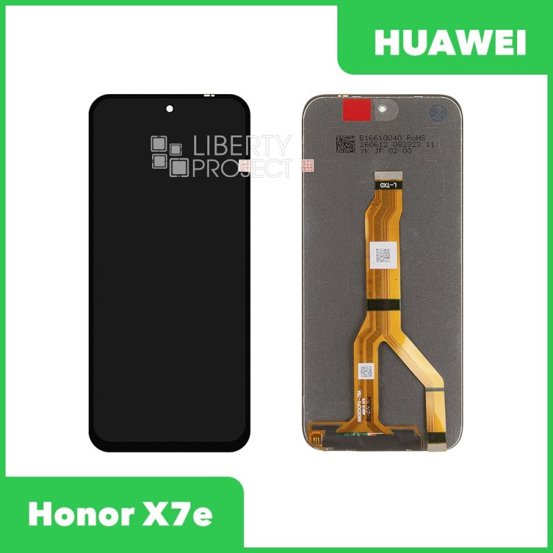 LCD дисплей для Huawei Honor X7e (LAB-LX1/LAB-LX3) с тачскрином (черный) OR LCD — фото 2