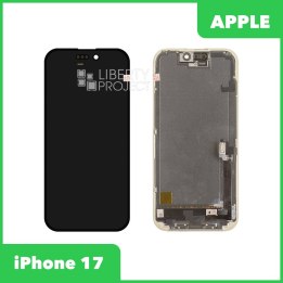 LCD дисплей для Apple iPhone 17 (черный) матрица DD HARD OLED (привязка без пайки)