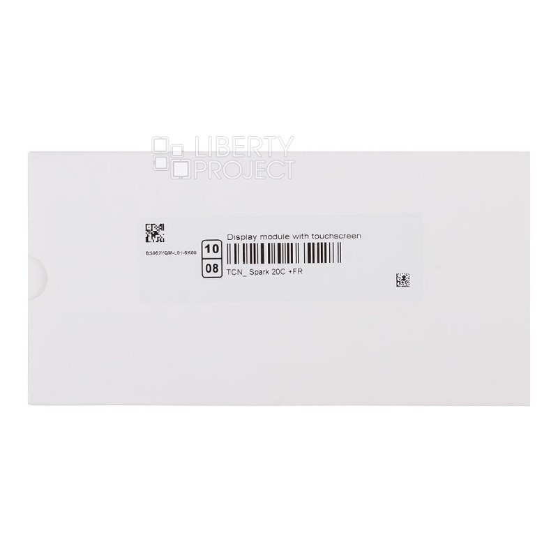 LCD дисплей для Tecno Spark 20C (BG7n) с тачскрином в рамке (черный) OR LCD — фото 4