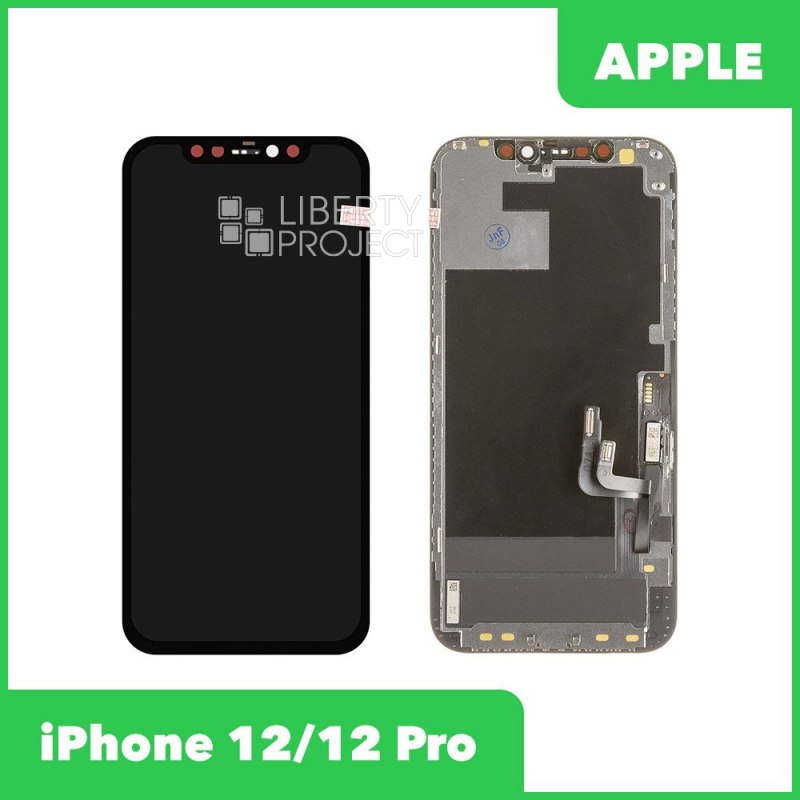 LCD дисплей для Apple iPhone 12/12 Pro (черный) матрица DD HARD OLED (привязка без пайки) — фото 2