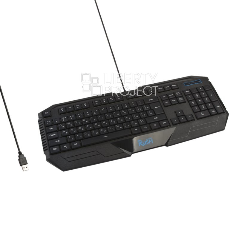 Клавиатура игровая мультимедийная Smartbuy RUSH 304 USB черная
