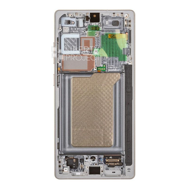 LCD дисплей для Samsung Galaxy S25 Ultra SM-S938B в рамке (серый) 100% OR SP — фото 3