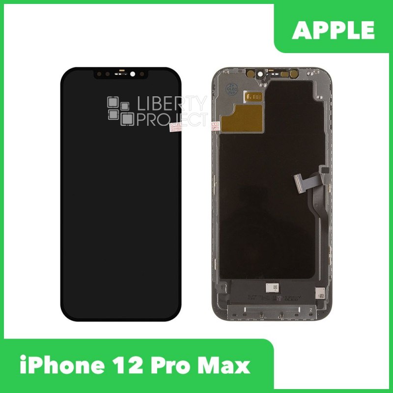 LCD дисплей для Apple iPhone 12 Pro Max (черный) матрица ZY SOFT OLED (привязка без пайки) — фото 2