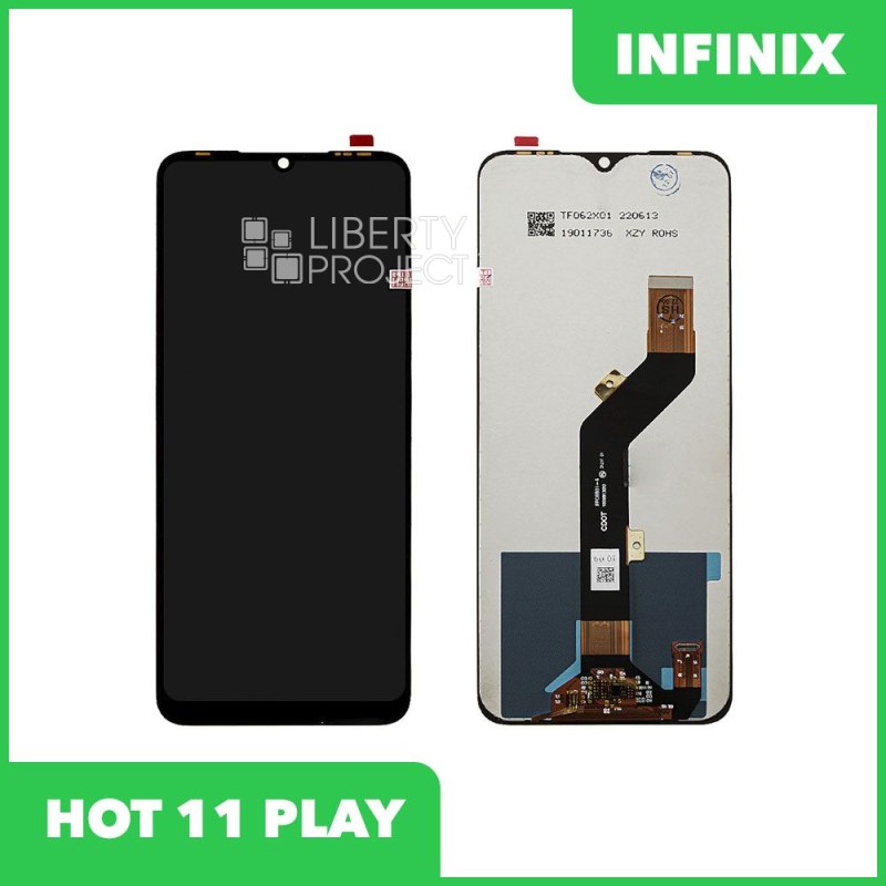 LCD дисплей для Infinix Hot 11 Play с тачскрином (черный) Premium Quality — купить оптом в интернет-магазине Либерти