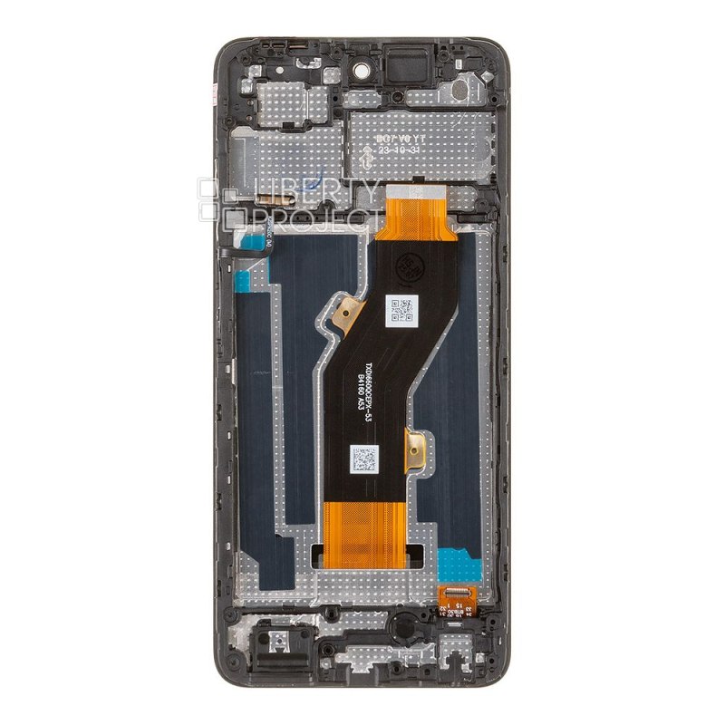 LCD дисплей для Tecno Spark 20C (BG7n) с тачскрином в рамке (черный) OR LCD — фото 3