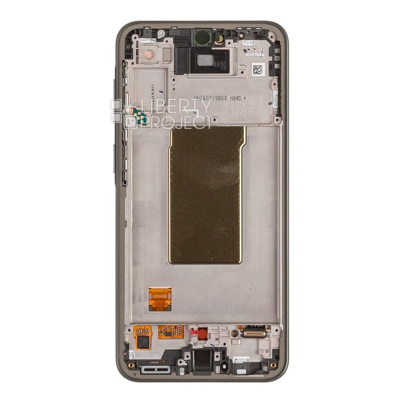 LCD дисплей для Samsung Galaxy A37 SM-A376E в рамке (черный) 100% OR SP — фото 3