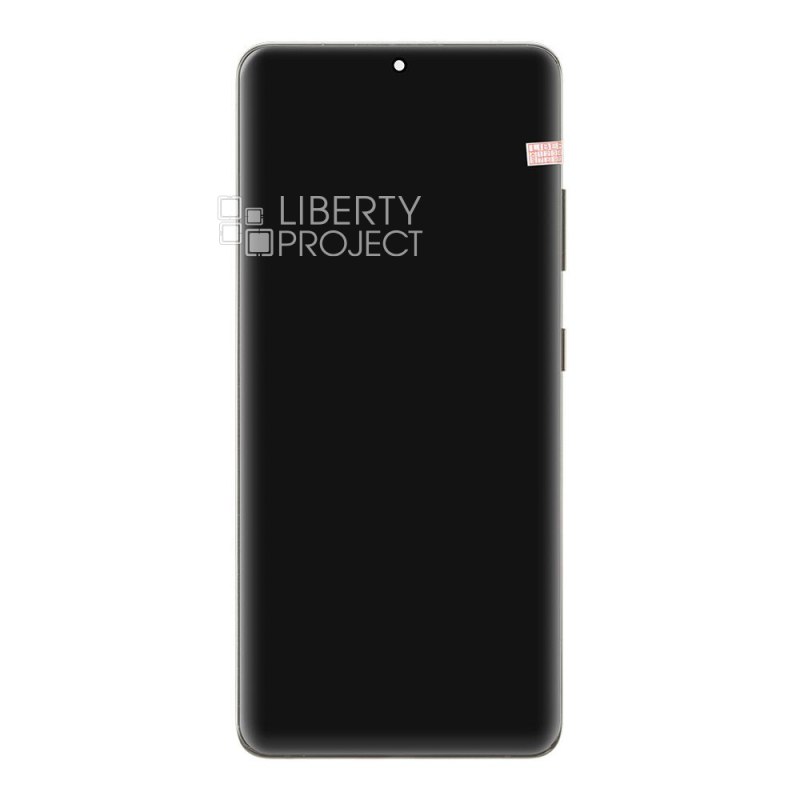 LCD дисплей для Samsung Galaxy S21 Ultra G998 в сборе в рамке incell (черный) — фото 5