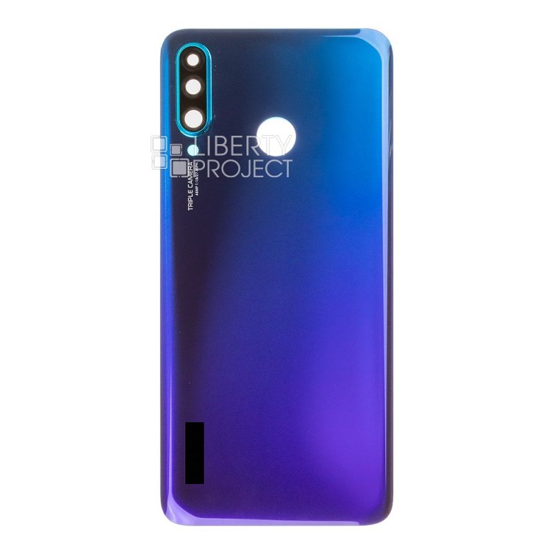Задняя крышка для Huawei Honor 20 Lite/20S/P30 Lite (48MP) со стеклом камеры (синий) — фото 4
