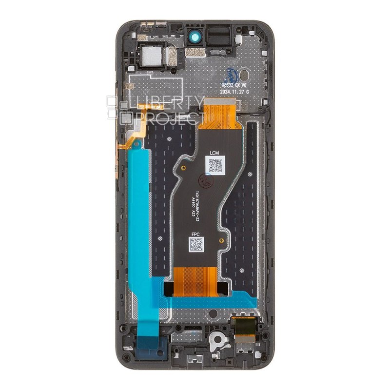 LCD дисплей для Infinix Smart 9 (X6532) с тачскрином в рамке (черный) OR LCD — фото 3