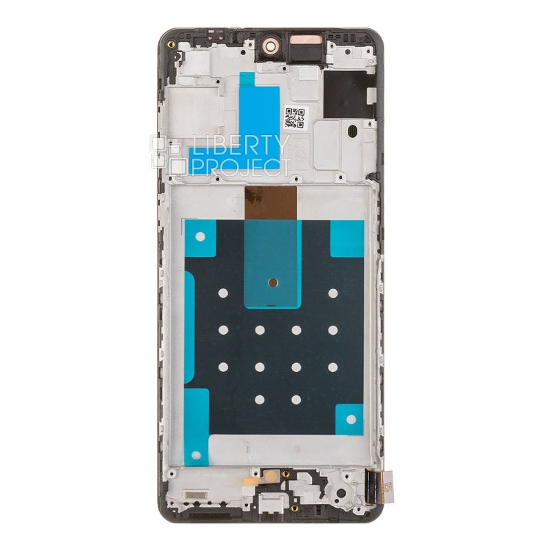 LCD дисплей для Samsung Galaxy M55 5G SM-M556B в рамке (черный) 100% OR SP — фото 3
