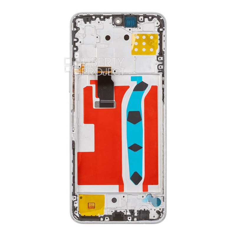 LCD дисплей для Huawei Honor X8 4G (TFY-LX1) с тачскрином в рамке (серебро) OR LCD — фото 3