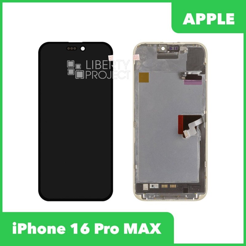 LCD дисплей для Apple iPhone 16 Pro MAX (черный) (Ref) — фото 2