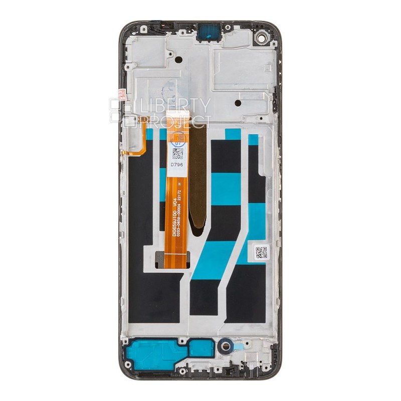 LCD дисплей для Realme 9 5G (RMX3474) с тачскрином в рамке (черный) OR LCD — фото 3