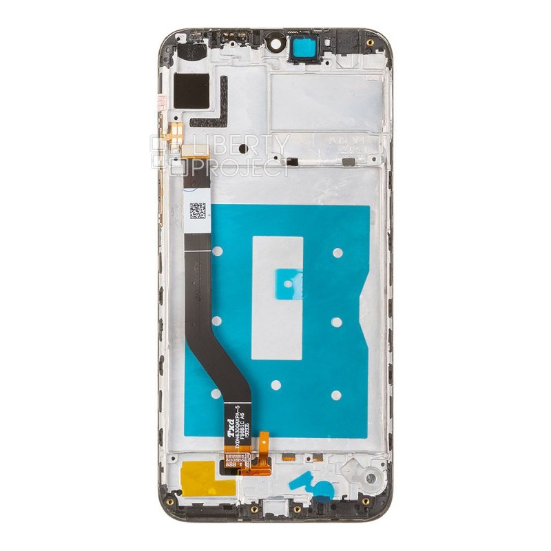 LCD дисплей для Huawei Y7 2019 (DUB-LX1) с тачскрином в рамке (черный) 100% OR — фото 3