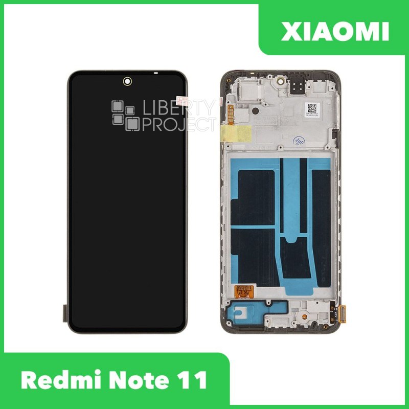 LCD дисплей для Xiaomi Redmi Note 11 с тачскрином в рамке OLED (черный) OR — фото 2