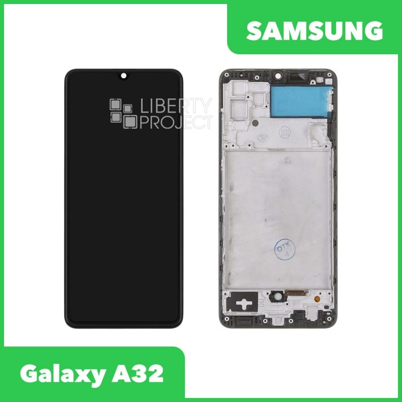 LCD дисплей для Samsung Galaxy A32 SM-A325 в сборе в рамке incell (черный) XJE HD+ — фото 2