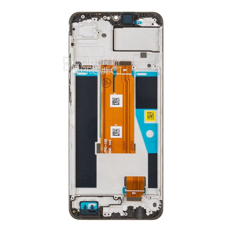 LCD дисплей для Realme Note 60/60x (RMX3933/RMX3938) с тачскрином в рамке (черный) OR LCD — фото 3