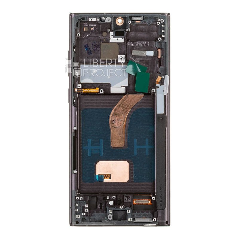 LCD дисплей для Samsung Galaxy S22 Ultra (EUR) в сборе в рамке incell (черный) — фото 3