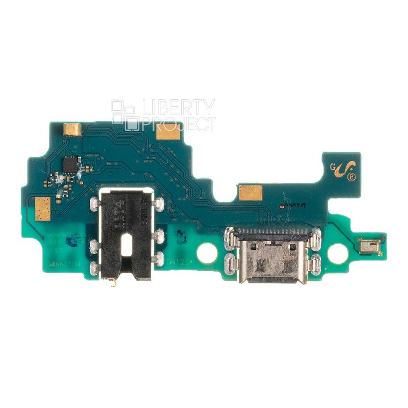 Шлейф/FLC Samsung Galaxy A21s SM-A217 на системный разъём/разъём гарнитуры/микрофон, ориг — фото 3