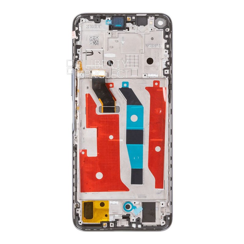 LCD дисплей для Huawei Honor 50 Lite/Nova 8i (NTN-LX1/NEN-LX1) с тачскрином в рамке(серебро) 100% OR — фото 3