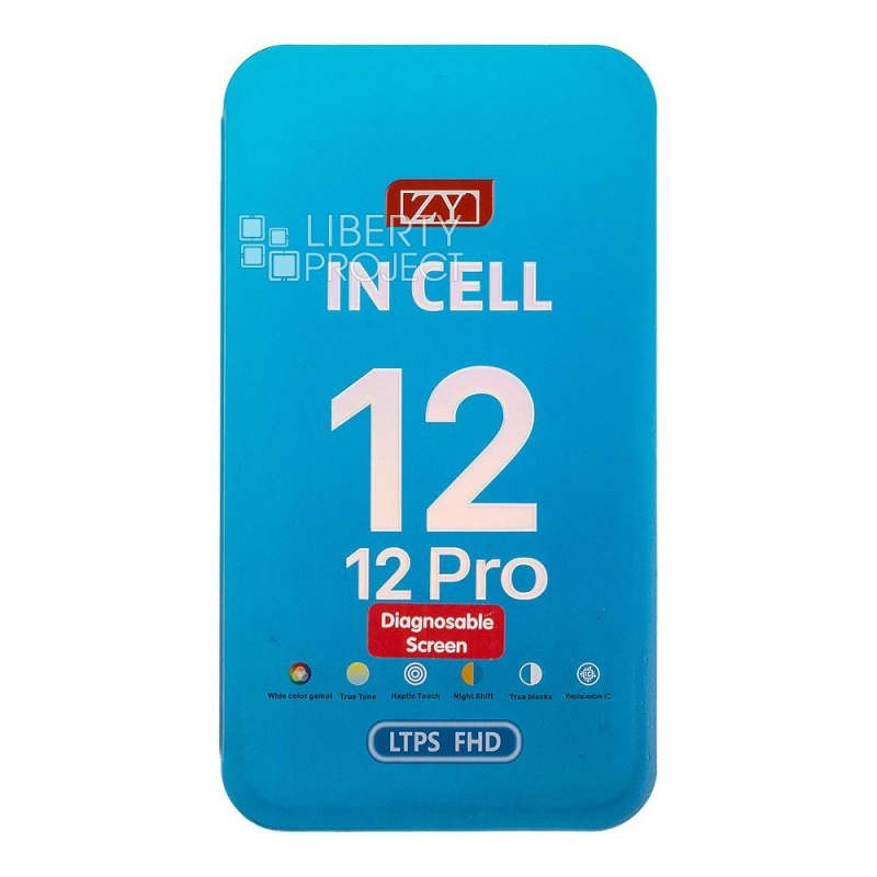 LCD дисплей для Apple iPhone 12/12 Pro (черный) матрица ZY In-Cell LTPS FHD (привязка без пайки) — фото 4