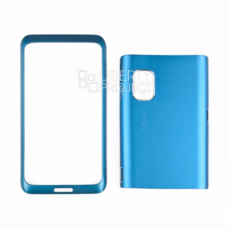 Корпус Nokia E7 (синий) HIGH COPY
