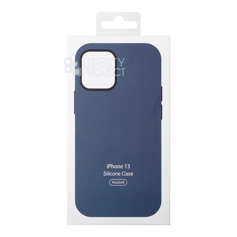 iPhone 13 Silicone Case with MagSafe - Abyss Blue - Apple