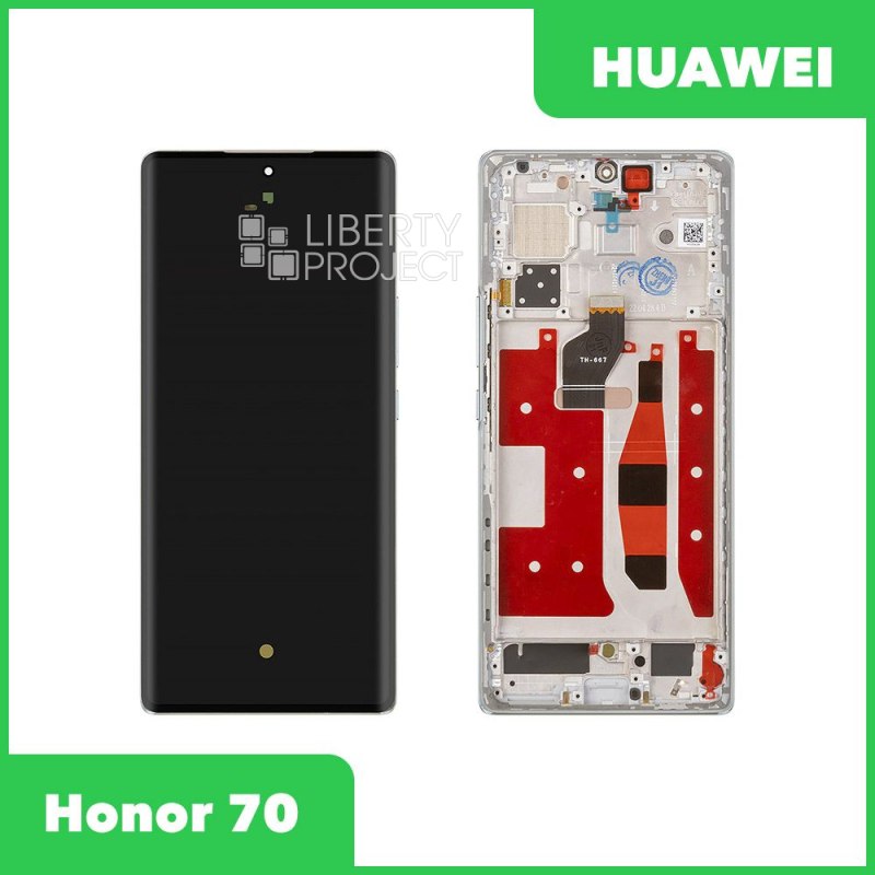 LCD дисплей для Huawei Honor 70 (FNE-NX9) с тачскрином в рамке (голубой) OR LCD — фото 2
