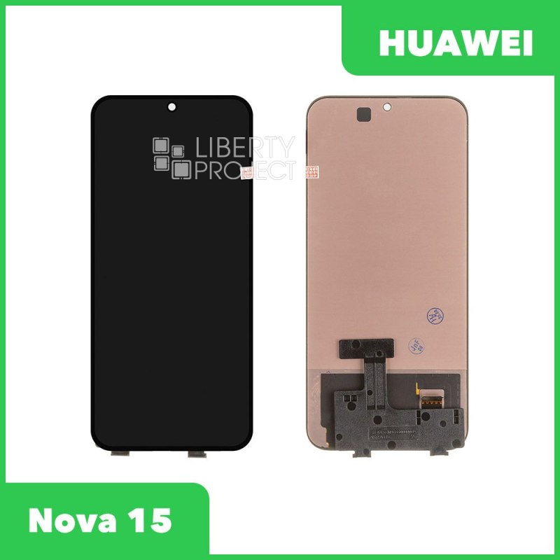 LCD дисплей для Huawei Nova 15 (PSN-AL00) с тачскрином (черный) 100% OR — фото 2