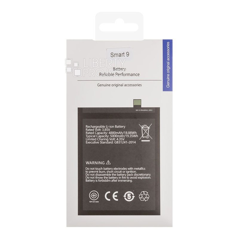 Аккумулятор (АКБ) Infinix Smart 9/9 HD/10 (BL-49NX) узкий коннектор 100% Filling Capacity — фото 3