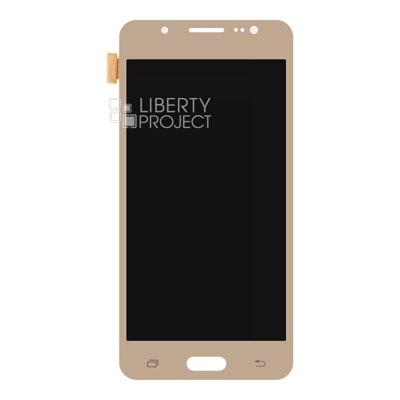 LCD дисплей для Samsung Galaxy J5 2016 SM-J510 в сборе с тачскрином OLED Small Size (золото) — фото 4