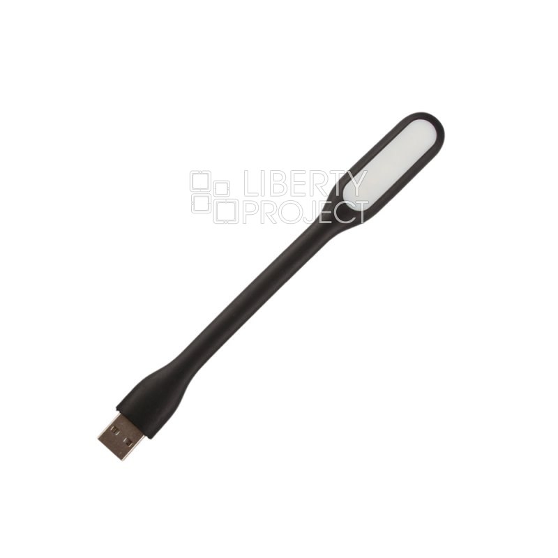 LED USB светильник 16,5 см. 6 диодов (черный)