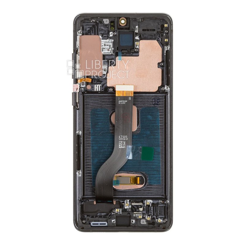 LCD дисплей для Samsung Galaxy S20 Plus SM-G985/G986 в сборе в рамке CK Soft OLED (черный) — фото 3