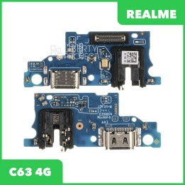 Шлейф/FLC Realme C63 4G (RMX3939) на системный разъём/микрофон, ориг