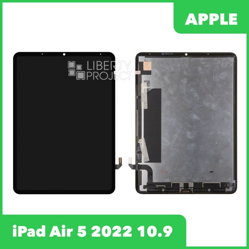 LCD дисплей для Apple iPad Air 5 (черный) 10.9" 2022 (A2588/A2589/A2591) Оригинал с тачскрином — фото 2