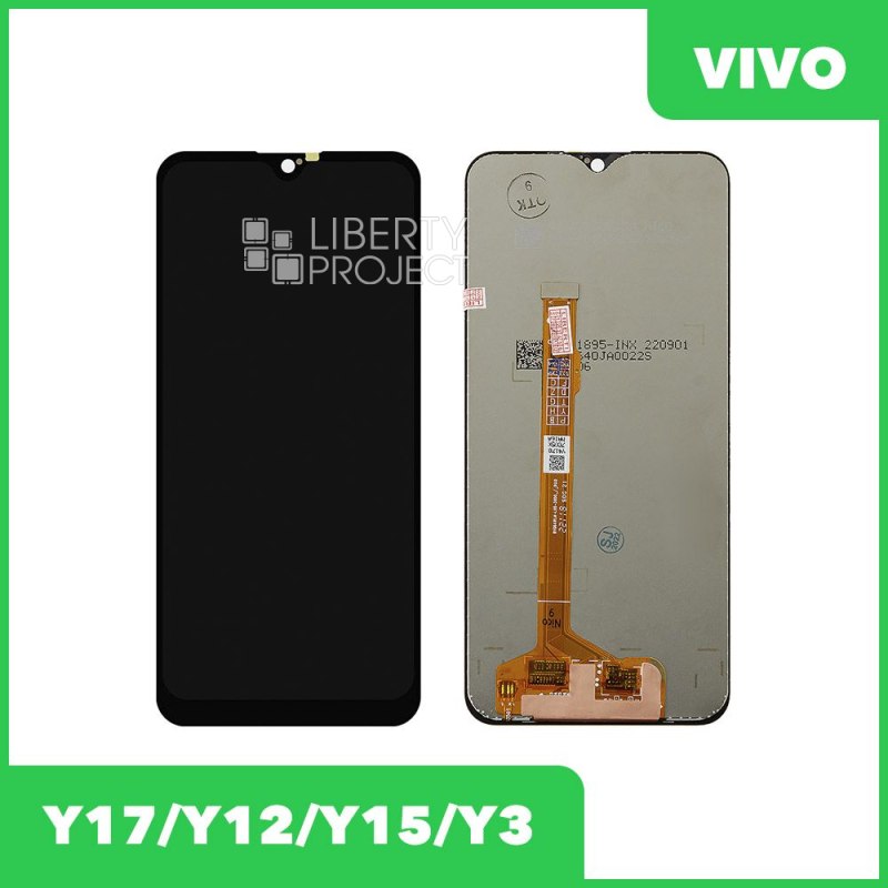 LCD дисплей для Vivo Y17/Y12/Y15/Y3 с тачскрином (черный) ETS 100% оригинал — купить оптом в интернет-магазине Либерти