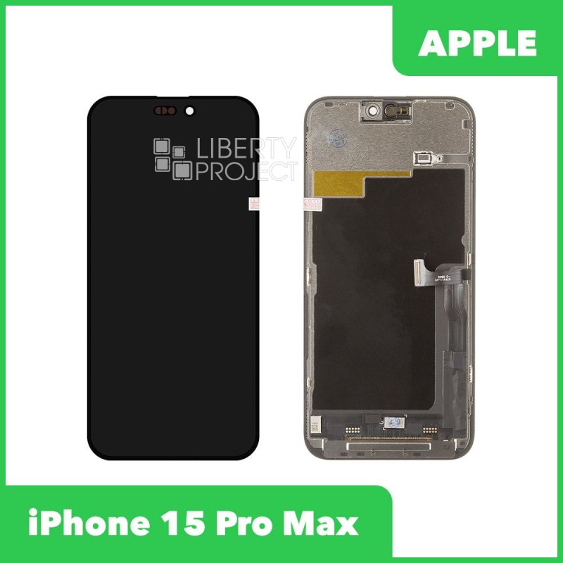 LCD дисплей для Apple iPhone 15 Pro Max (черный) матрица ZY In-Cell LTPS FHD (привязка без пайки) — фото 2