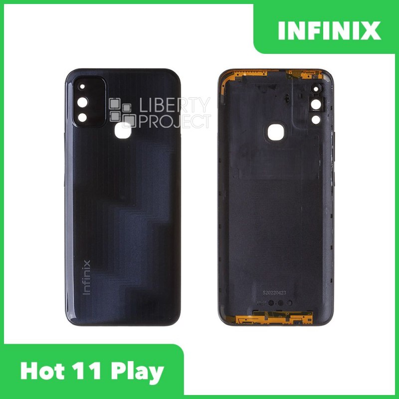 Задняя крышка для Infinix Hot 11 Play (черный) — купить оптом в интернет-магазине Либерти