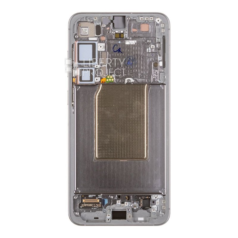LCD дисплей для Samsung Galaxy S25 Plus SM-S936 в рамке (серый) 100% OR SP — фото 3