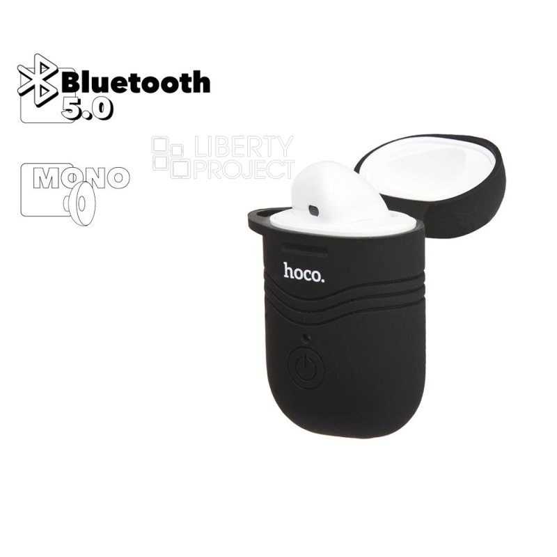 Bluetooth моногарнитура HOCO E39 Admire Sound BT5.0, вкладыш (белый/черный)